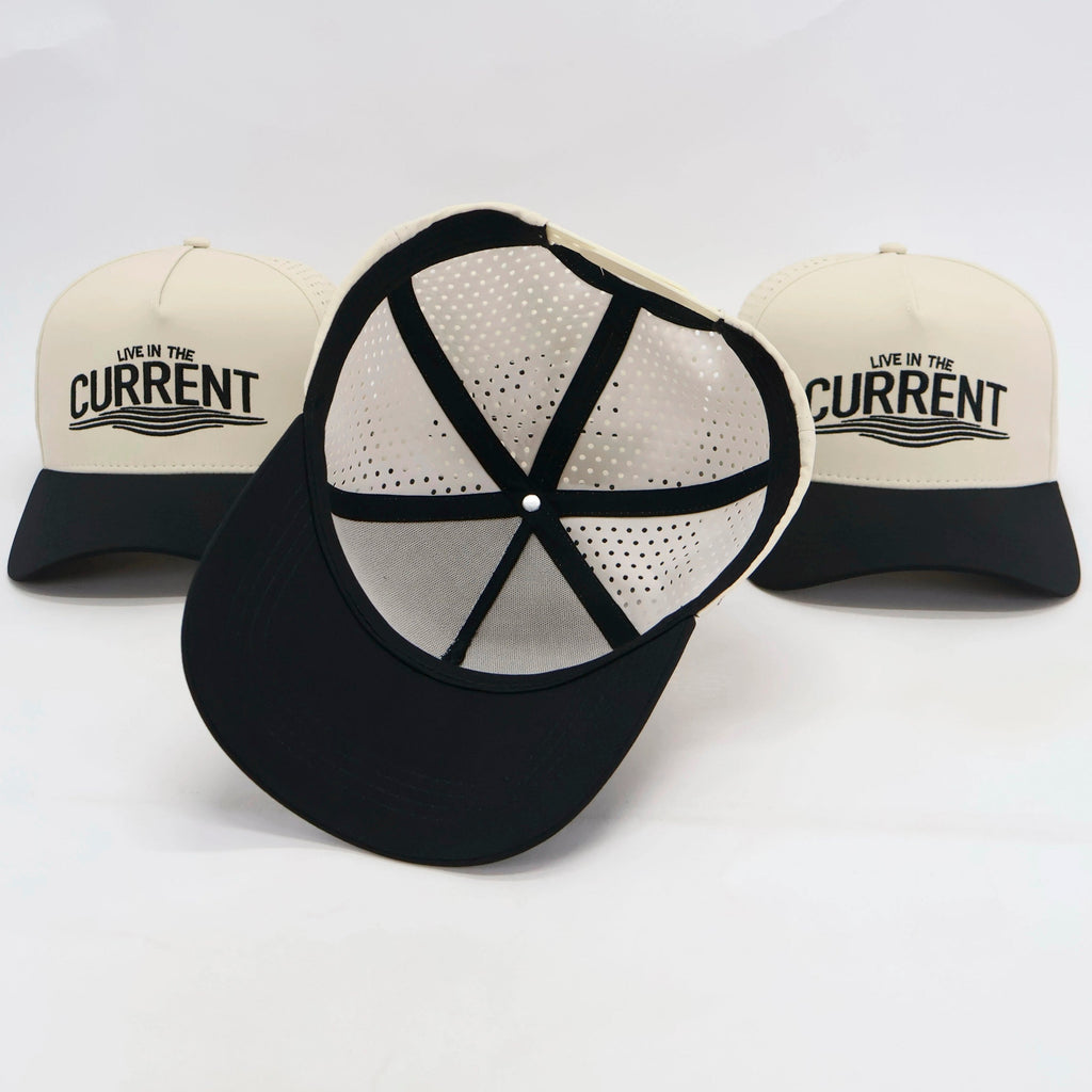 CURRENT Essentials Hat - Sandbar (Cream/Black)
